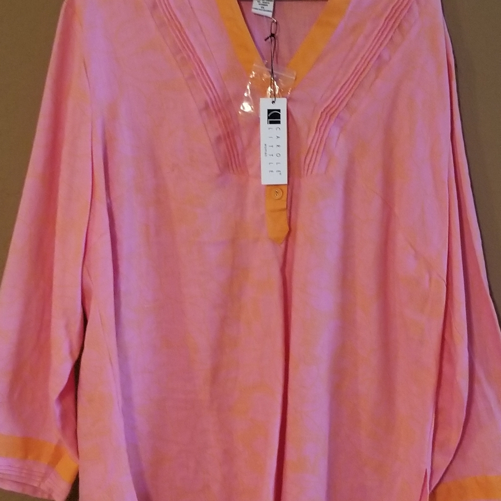 Carol Little Pintuck Blouse